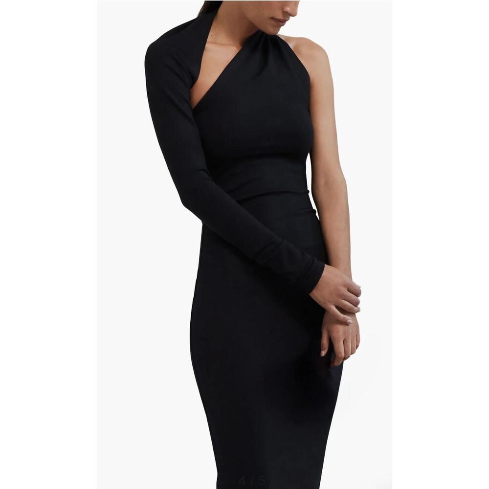 Marcella Manhattan One-Shoulder Ponte Knit Gown (new) - Picture 4 of 8